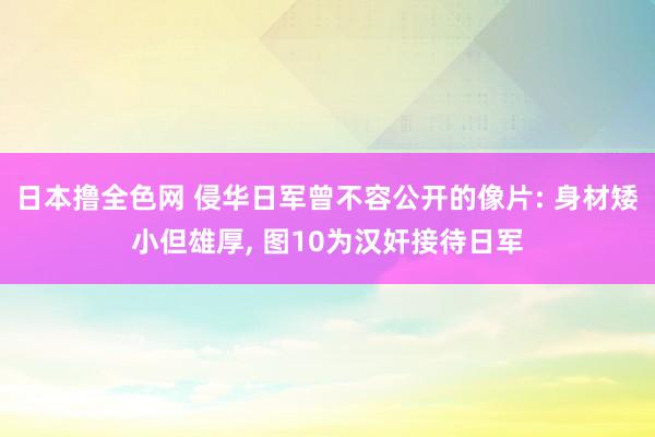 日本撸全色网 侵华日军曾不容公开的像片: 身材矮小但雄厚, 图10为汉奸接待日军