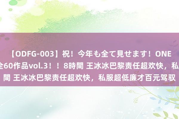 【ODFG-003】祝！今年も全て見せます！ONEDAFULL1年の軌跡全60作品vol.3！！8時間 王冰冰巴黎责任超欢快，私服超低廉才百元驾驭